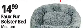 Ocean State Job Lot Faux Fur Bolster Bed offer