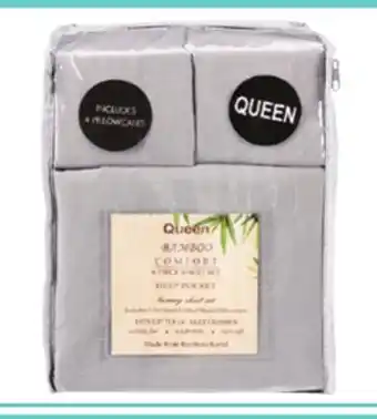 Ocean State Job Lot Queen Bamboo Blend Sheet Sets offer
