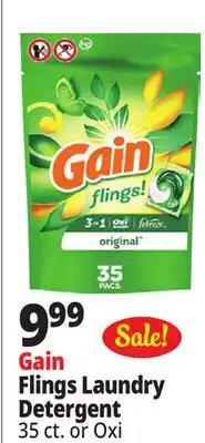 Ocean State Job Lot Gain Flings Laundry Detergent offer