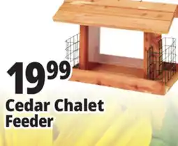 Ocean State Job Lot Cedar Chalet Feeder offer