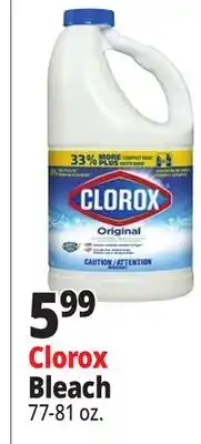 Ocean State Job Lot Clorox Bleach offer