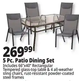 Ocean State Job Lot 5 Pc. Patio Dining Set offer
