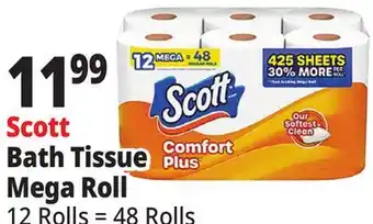 Ocean State Job Lot Scott Bath Tissue Mega Roll offer