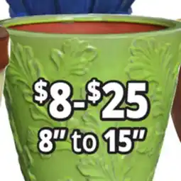 Ocean State Job Lot Outdoor Glazed Ceramic Planters offer
