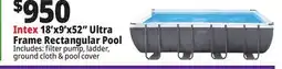 Ocean State Job Lot Intex 18' x 9' x 52 Ultra Frame Pool Set offer