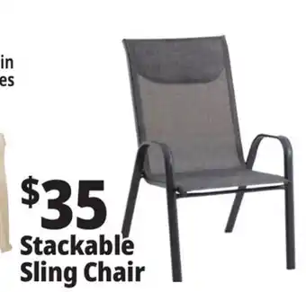 Ocean State Job Lot Stackable Sling Chair offer
