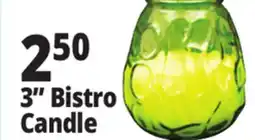 Ocean State Job Lot 3 Bistro Candle offer