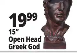 Ocean State Job Lot 15 Open Head Greek God offer