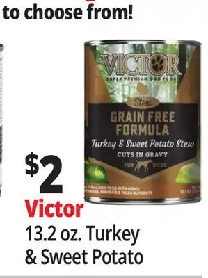 Ocean State Job Lot Victor 13.2 02. Turkey & Sweet Potato offer
