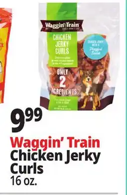 Ocean State Job Lot Waggin' Train Chicken Jerky Curls offer