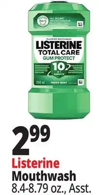 Ocean State Job Lot Listerine Mouthwash offer