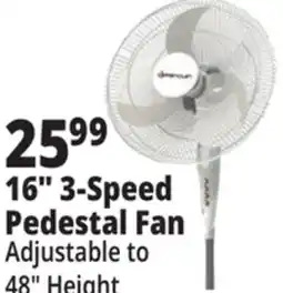 Ocean State Job Lot Penguin Pedestal Fan 16 offer