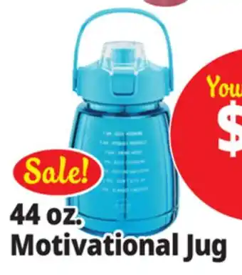 Ocean State Job Lot 44 oz. Motivational Jug offer