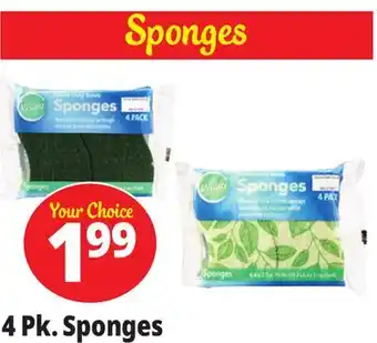 Ocean State Job Lot Resultz Heavy-Duty Sponges 4 Count offer