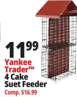 Ocean State Job Lot Yankee Trader 4 Cake Suet Feeder offer