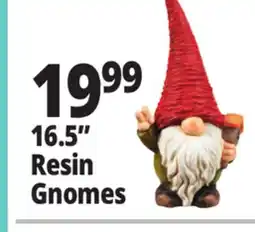 Ocean State Job Lot Outdoor Living Accents Resin Garden Gnome 16.5 offer