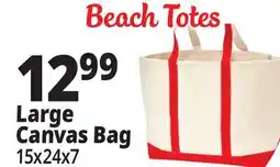 Ocean State Job Lot Heavy-Duty Canvas Tote 24 offer