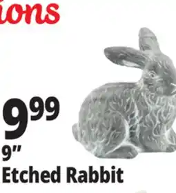 Ocean State Job Lot Stone Rabbit Statue offer