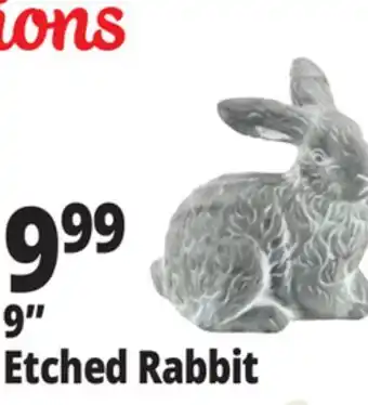 Ocean State Job Lot Stone Rabbit Statue offer