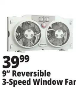 Ocean State Job Lot Penguin 9 Twin Window Fan offer