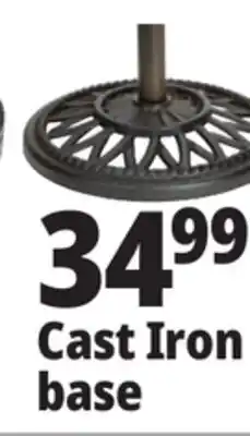 Ocean State Job Lot Cast Iron Patio Umbrella Base 26 lbs offer