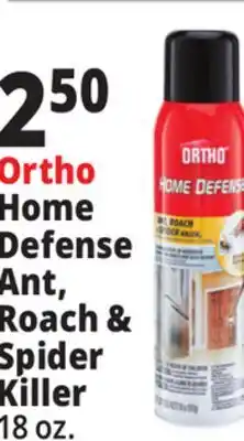 Ocean State Job Lot Ortho Home Defense Ant Roach & Spider Killer 18 oz offer