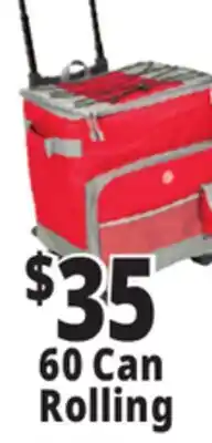 Ocean State Job Lot North Peak Hard Lined Rolling Cooler 60-can offer