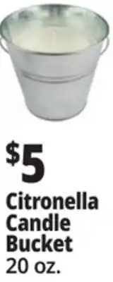 Ocean State Job Lot Citronella Bucket Candle 20oz offer