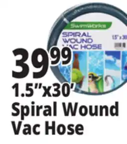 Ocean State Job Lot 1.5x30' Spiral Wound Vac Hose offer
