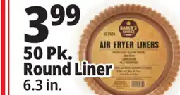 Ocean State Job Lot Baker's Choice Round Air Fryer 50 Count offer
