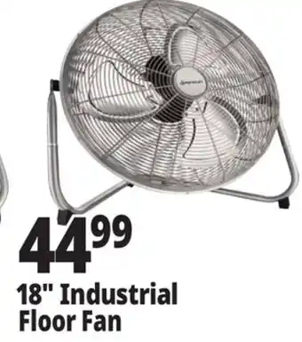 Ocean State Job Lot 18 Industrial Floor Fan offer