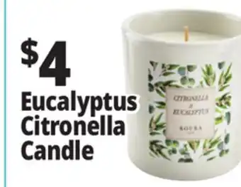Ocean State Job Lot Citronella & Eucalyptus Candle offer