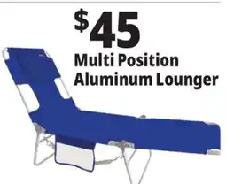 Ocean State Job Lot Adjustable Beach Lounge Chair offer