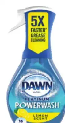 Ocean State Job Lot Dawn Platinum Plus Power wash Dish Spray 16 oz offer