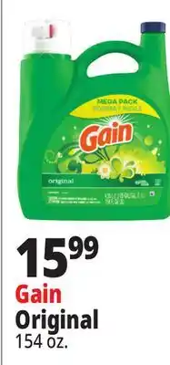 Ocean State Job Lot Gain + Aroma Boost Original Laundry Detergent 154 oz offer