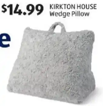 Aldi Kirkton house wedge pillow offer