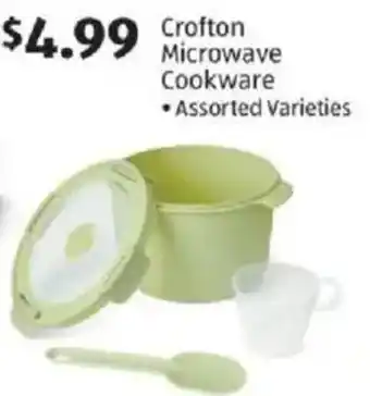 Aldi Crofton microwave cookware offer