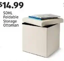 Aldi SOHL Foldable Storage Ottoman offer