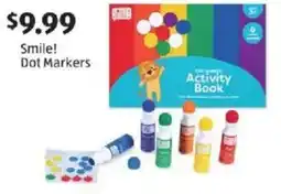 Aldi Smile! dot markers offer