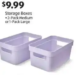 Aldi Storage boxes offer