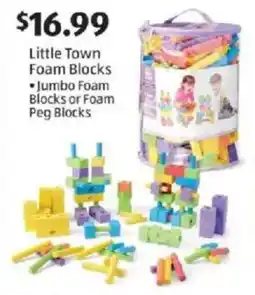 Aldi Little town foam blocks offer