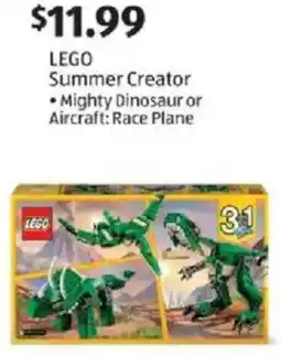 Aldi Lego summer creator offer