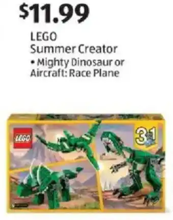 Aldi Lego summer creator offer