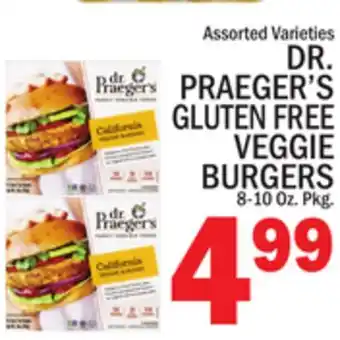 C Town DR. PRAEGER'S GLUTEN FREE VEGGIE BURGERS offer