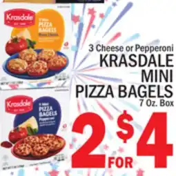 C Town KRASDALE MINI PIZZA BAGELS offer