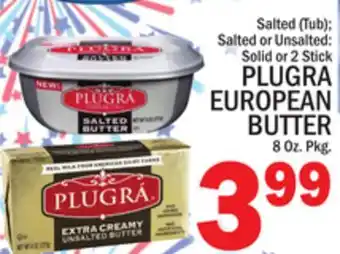 C Town PLUGRA EUROPEAN BUTTER offer