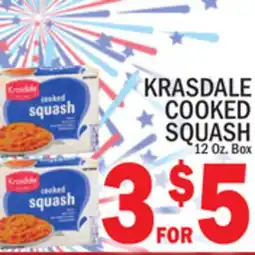 C Town KRASDALE COOKED SQUASH offer