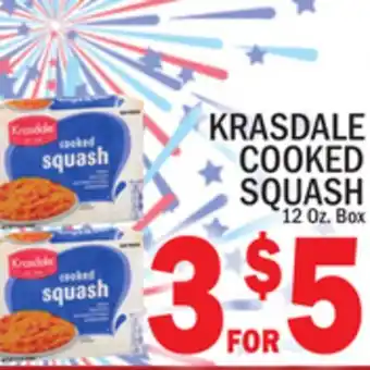 C Town KRASDALE COOKED SQUASH offer