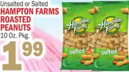 C Town HAMPTON FARMS ROASTED PEANUTS offer