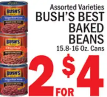 C Town BUSH'S BEST BAKED BEANS offer